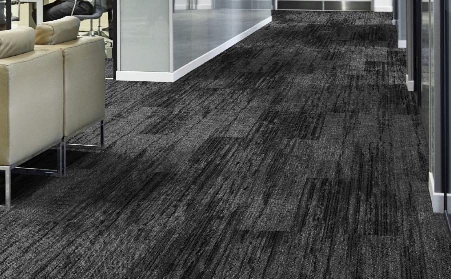Dynamic color and design combination of Belgotex flooring